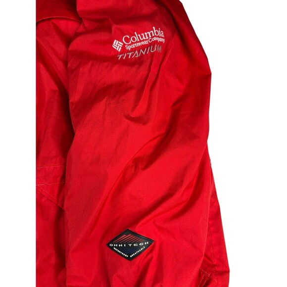 Columbia Titanium Omni Tech Wtrproof Breathable Packable Jacket Med - Picture 3 of 10